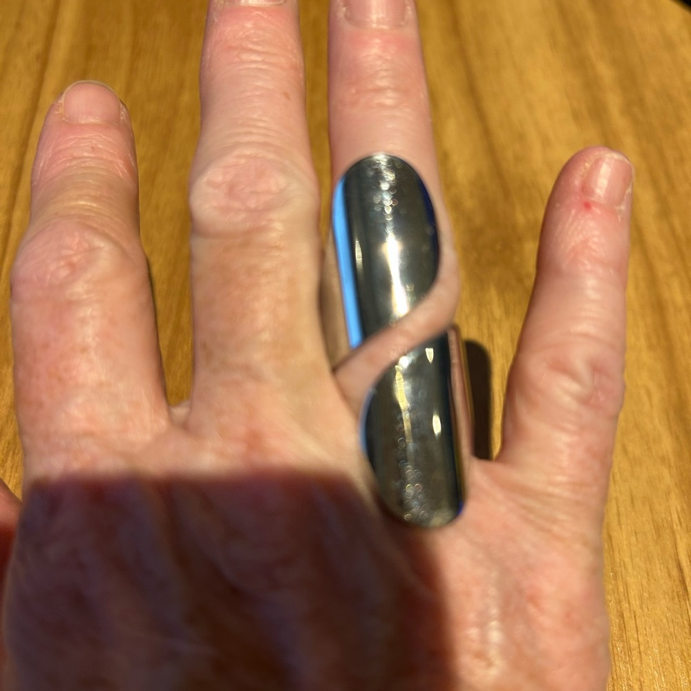 Silver Wrap ring - Picture 3 of 5